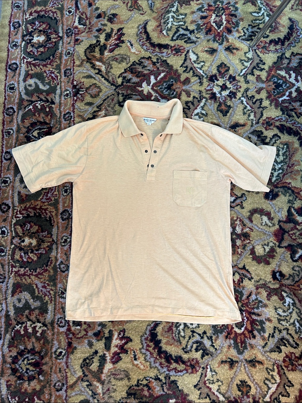 YSL Polo Shirt with Chest Pocket
